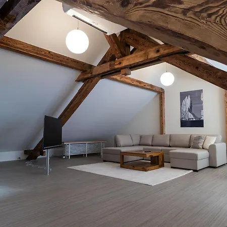 Central White Loft Penthouse Apartment Baden-Baden